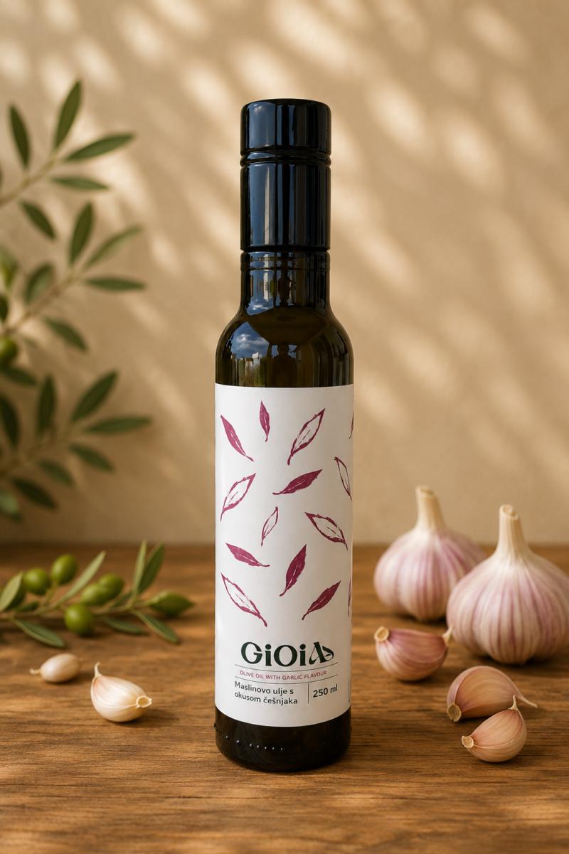 Maslinovo ulje s okusom češnjaka 250 ml